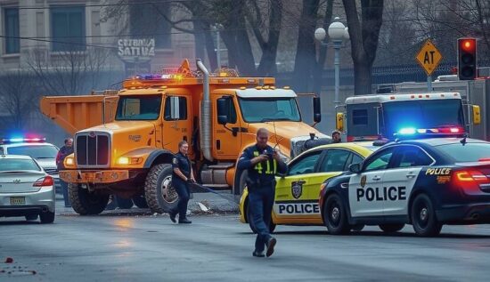 Police Shoot to Stop Rampage