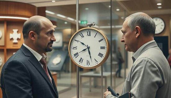 Welcoming Evil Russians with Open Arms and a Cyrillic Clock Face