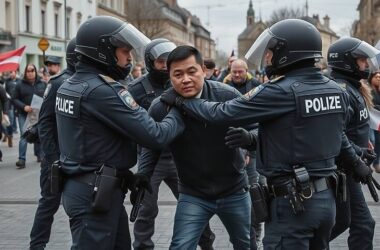Police Brutality Rocks German Protest