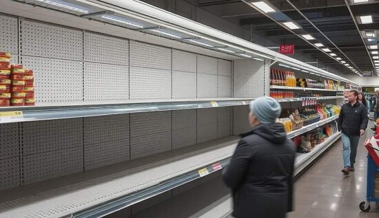 Supermarkets Struggle with Empty Shelves!