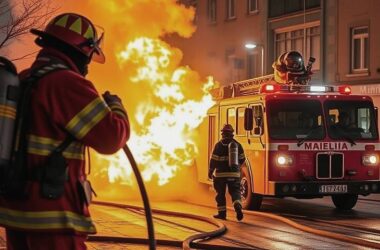 Burning Ambitions: Berlin Fire Department's Mixed New Year's Eve