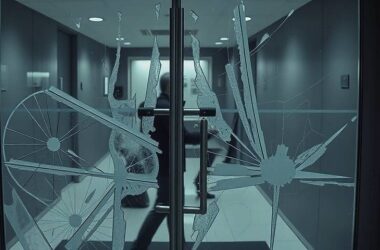 Refugee's Stone Attack on Ministry of the Interior!