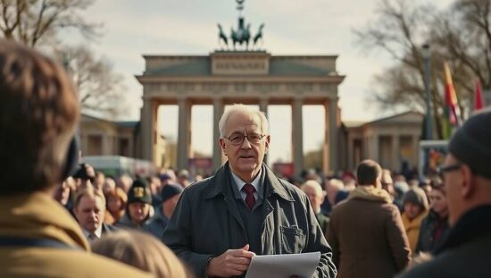 BREAKING: German Vice President to Join Boss's Protest at Brandenburg Gate!