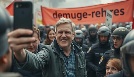 Outrage After Smiling Selfie at 'Anti-Far-Right' Rally Three Days After Aschaffenburg Murders