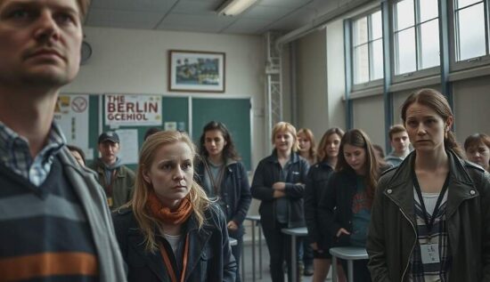 Police Patrols After School's Descent into Chaos