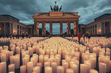 BREAKING: Berlin's 'Light Revolution' Fails to Illuminate the Left's Fears, as 30,000 Turn Out for Anti-Fascism Rally