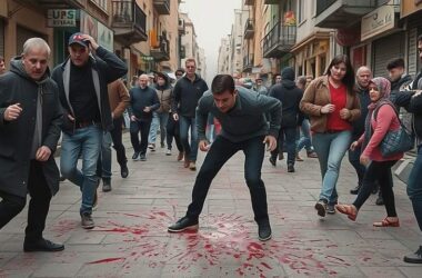 Syrian Youths Hunt Down Romanian Man in Bloody Brawl