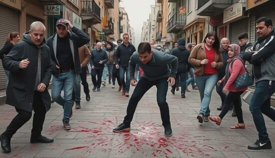 Syrian Youths Hunt Down Romanian Man in Bloody Brawl