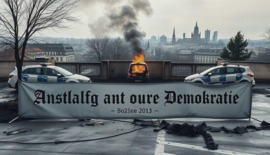 Left-Wing Extremists Torch 23 Police Cars in Munich