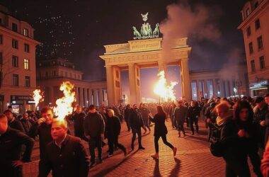 BERLIN BURNS: New Year's Mayhem in the German Capital!