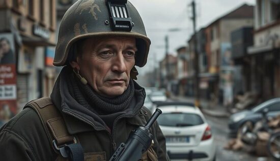 Soldiers Fading Away at the Front