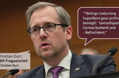 FDP Leader Dürr Uncovers SPD's Secret Plan!