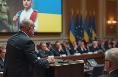 Ukraine's Leader Calls for European Military Force to Counter Russia's Aggression