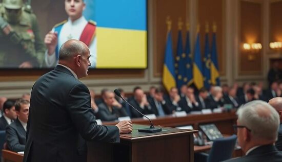 Ukraine's Leader Calls for European Military Force to Counter Russia's Aggression