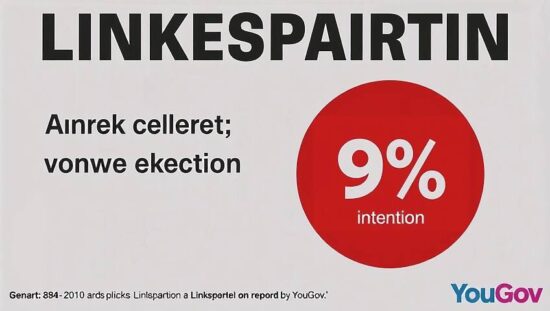 BREAKING: YouGov's Shock Poll: Linke Surges to 9% in German Election!