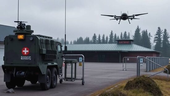 German Military on High Alert as Spy Drones Spotted at Strategic Airbase