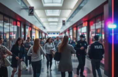 Chaos Erupts in Suburban Shopping Center
