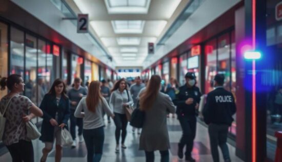 Chaos Erupts in Suburban Shopping Center