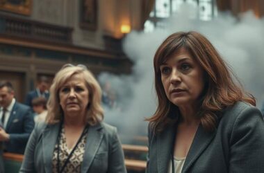 Female Deputies Left Reeling in Shocking Parliament Brawl!