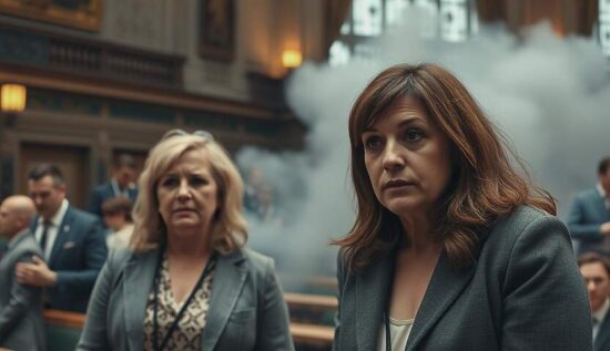 Female Deputies Left Reeling in Shocking Parliament Brawl!