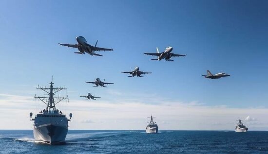 Naval and Air Forces Head to Ukraine as Ground Troops Get a Pass