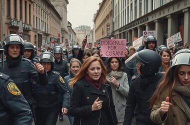 BLOODY SUPPRESSION: Berlin Police Unleashes Fury on Peaceful Protesters!