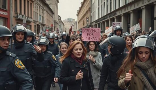 BLOODY SUPPRESSION: Berlin Police Unleashes Fury on Peaceful Protesters!