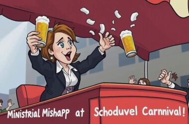 SPD's Daniela Behrens Narrowly Escapes 'Beer Battle' at Braunschweig's Schoduvel Carnival!