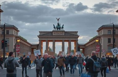 GERMANY SILENCED: Only a Handful of Protesters as War Powers Granted to Merkel