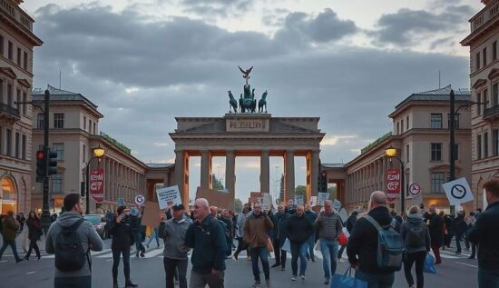 GERMANY SILENCED: Only a Handful of Protesters as War Powers Granted to Merkel