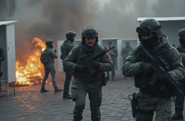 BREAKING: ELECTION DAY CHAOS: Armed Men WREAK HAVOC on Abkhazia Polling Station!