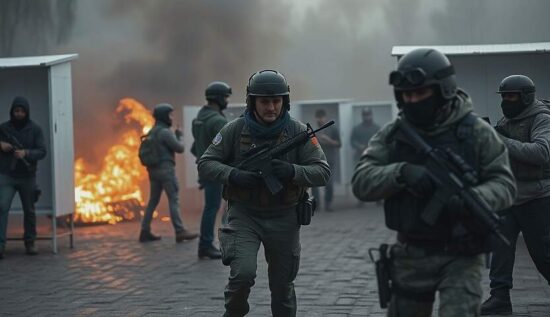 BREAKING: ELECTION DAY CHAOS: Armed Men WREAK HAVOC on Abkhazia Polling Station!