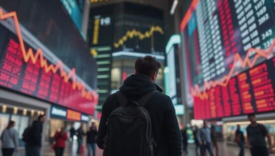 Stock markets rise despite falling consumer confidence.