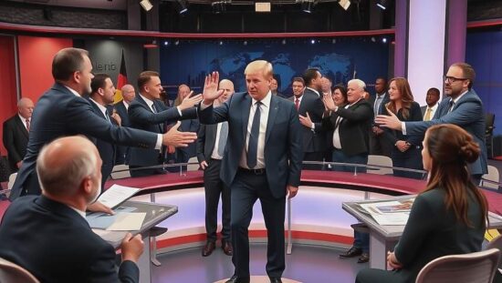 Moderator Gets Verbal Attack During Migration Show on ARD