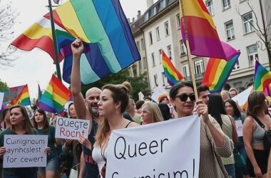 Thousands March Against Patriarchy and Gaza Strip Violence