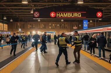 BLOODY CHAOS: Hamburg's Iconic Train Station Under Siege