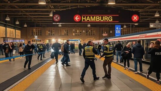 BLOODY CHAOS: Hamburg's Iconic Train Station Under Siege