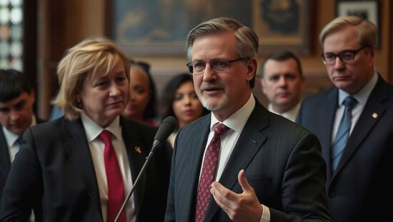 Left Party Leader Accuses Coalition Agreement of Breaching EU Law on Migration and Citizen's Allowance