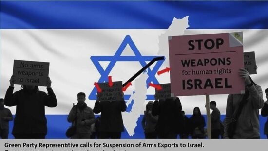 Green Party Leader Calls for Arms Export Suspension to Israel Amid Gaza Crisis