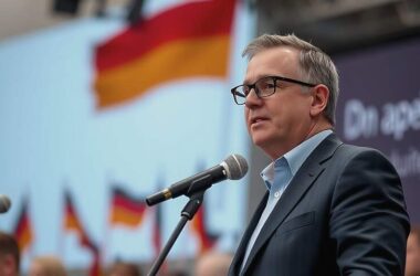 Van Aken's "Six-Point Plan" aims to expand democracy in Germany, including federal referendums, lowering voting age to 16 and voting rights for foreigners.
