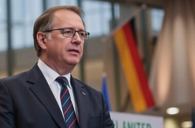 Merz Pushes for Stronger Capital Market Integration in Brussels on European Day.