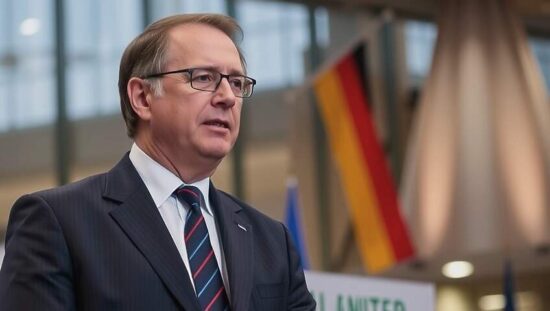 Merz Pushes for Stronger Capital Market Integration in Brussels on European Day.