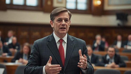 Party Lines Drawn as Defense on the Brink