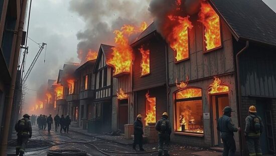 BURNING SECRETS: Arson Attacks Rock German City, Leaving Trail of Destruction and Injuries