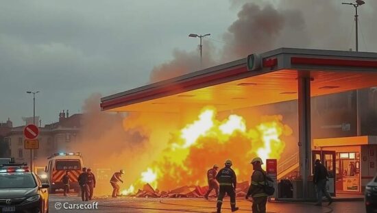 Rome Gas Station Explosion Injures Several