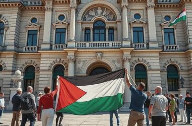 Berlin Leftists Push for Palestinian Flag Display