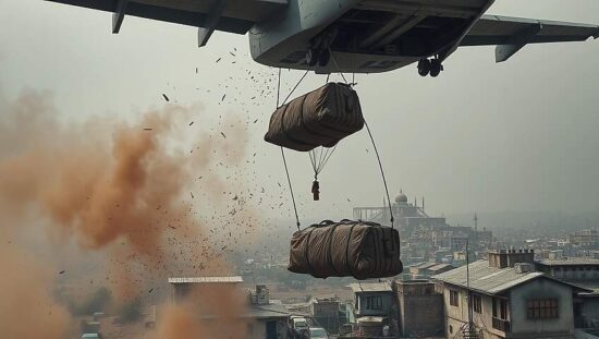 Israel Airdrops Aid to Gaza