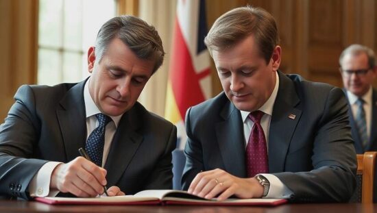 Germany UK Forge Friendship Deal