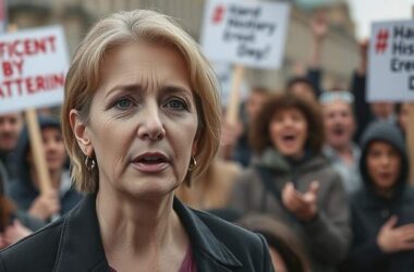 Weidel Interview Derailed by Protests