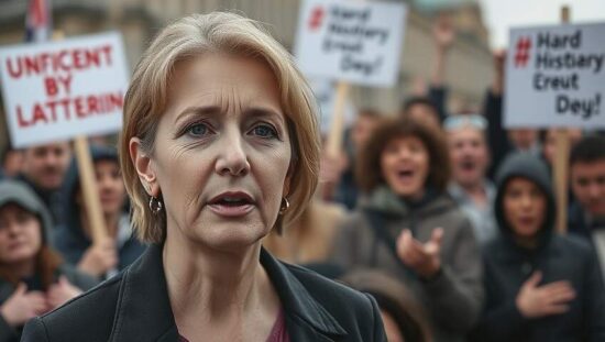 Weidel Interview Derailed by Protests